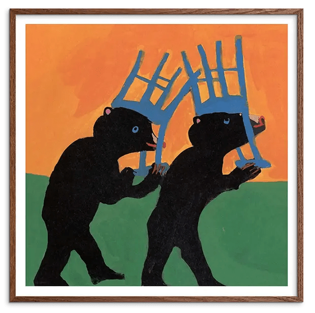 #Ramme_Egetræ Mørk