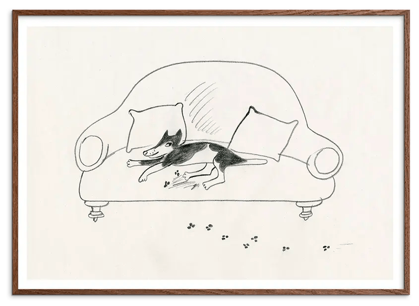 #Ramme_Egetræ Mørk