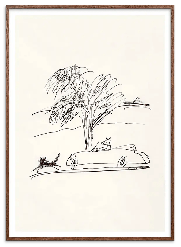 #Ramme_Egetræ Mørk