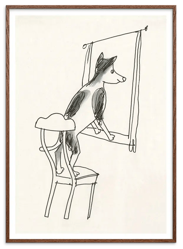 #Ramme_Egetræ Mørk