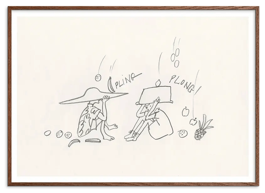 #Ramme_Egetræ Mørk