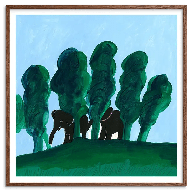 #Ramme_Egetræ Mørk