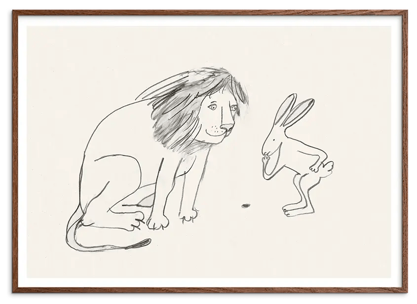 #Ramme_Egetræ Mørk