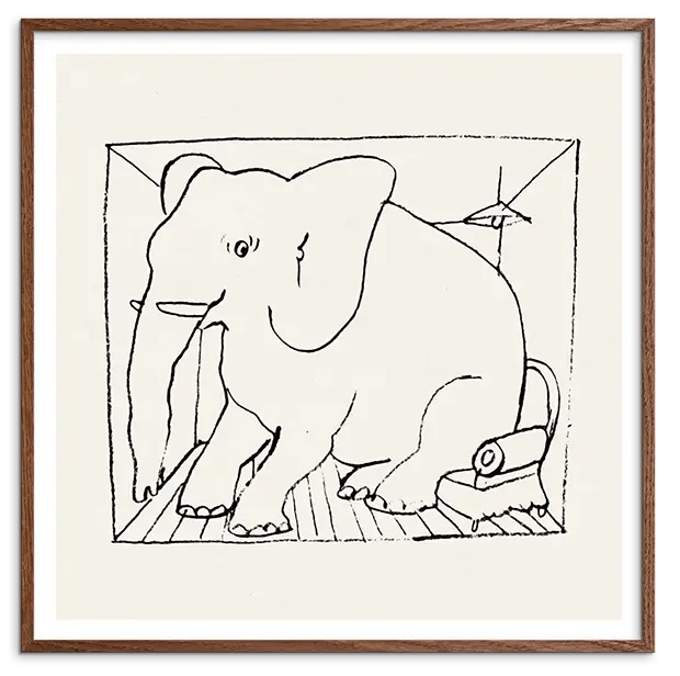 #Ramme_Egetræ Mørk