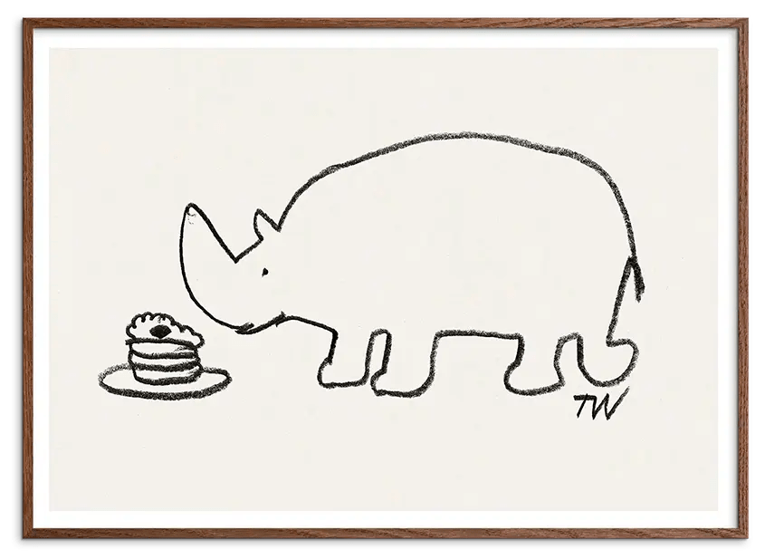 #Ramme_Egetræ Mørk