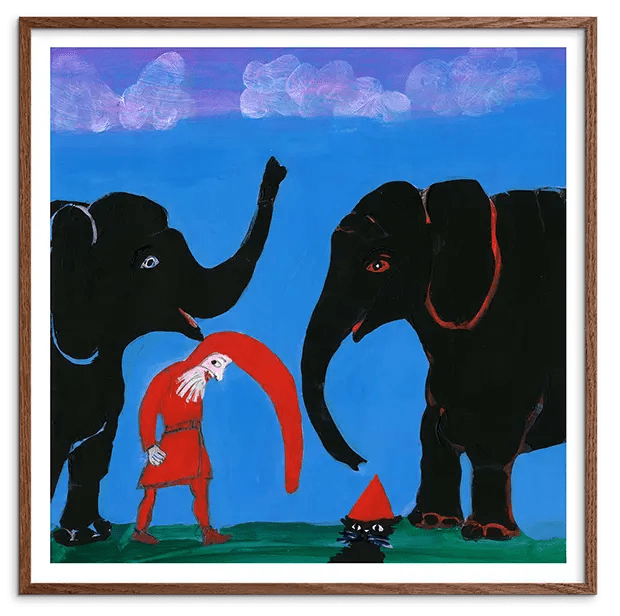 #Ramme_Egetræ Mørk