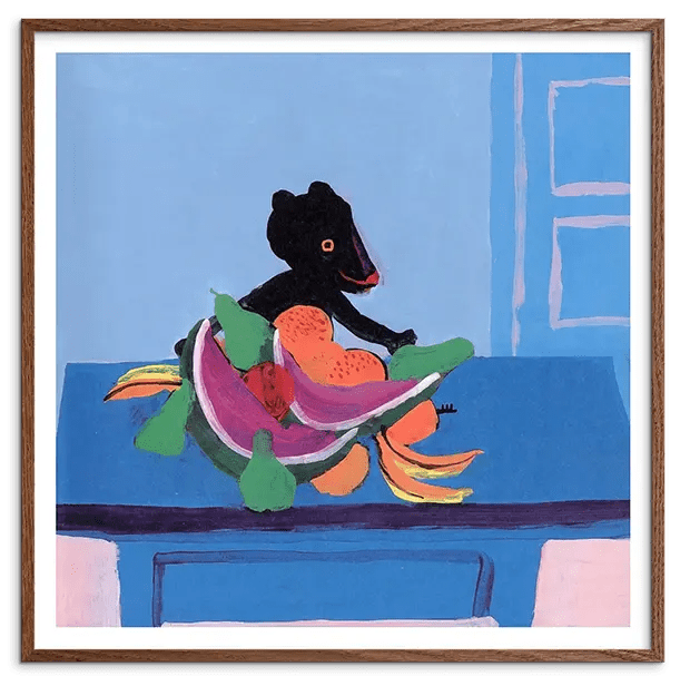 #Ramme_Egetræ Mørk