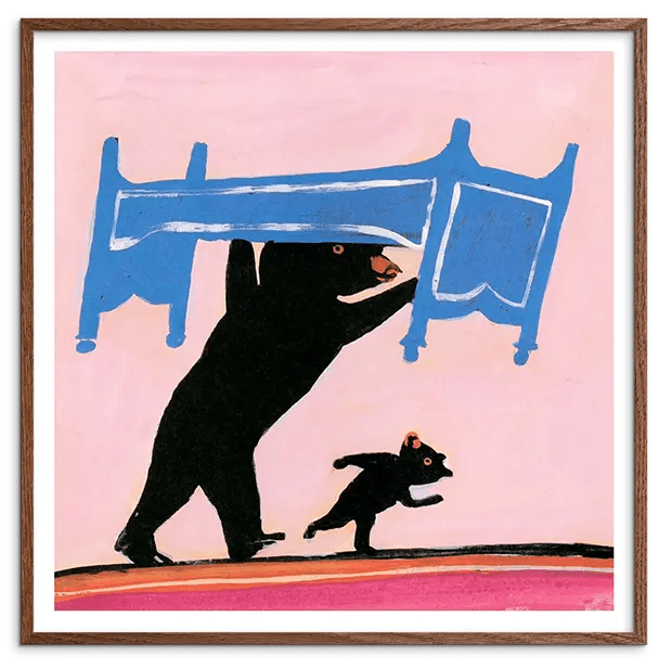 #Ramme_Egetræ Mørk