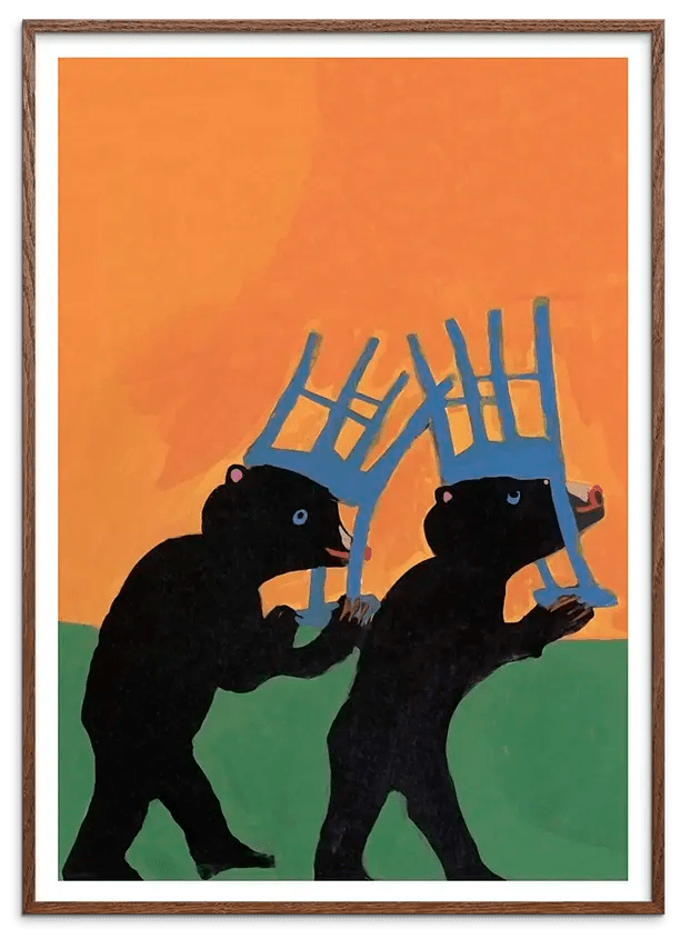 #Ramme_Egetræ Mørk