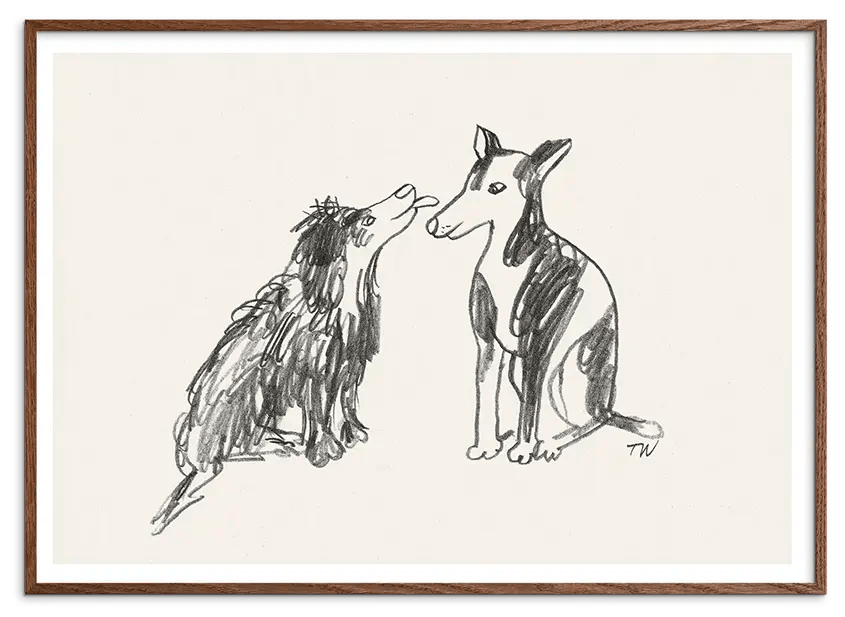 #Ramme_Egetræ Mørk