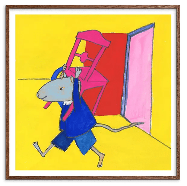 #Ramme_Egetræ Mørk