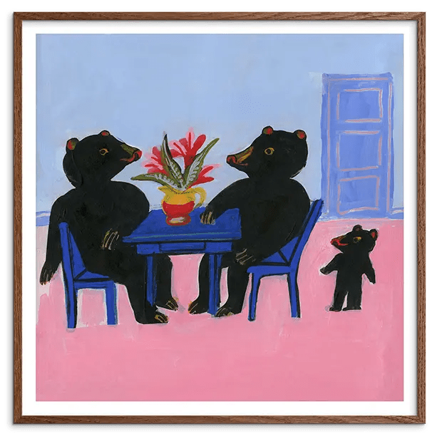 #Ramme_Egetræ Mørk