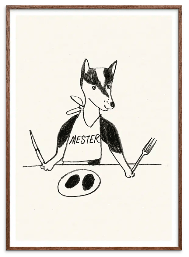 #Ramme_Egetræ Mørk