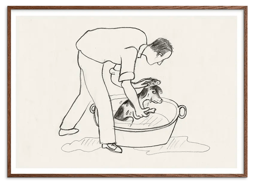 #Ramme_Egetræ Mørk