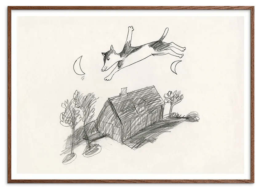 #Ramme_Egetræ Mørk