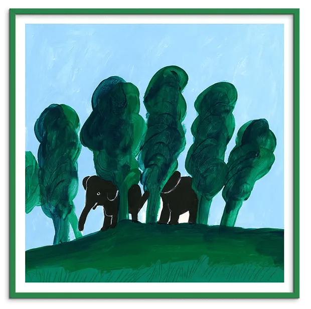 #Ramme_Grøn Træ