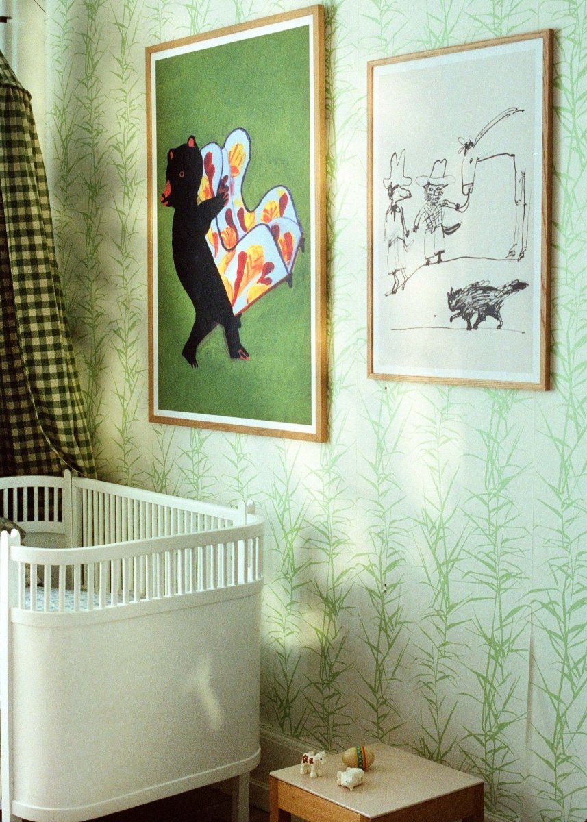 Cowboy plakat med Pimme af Thomas Winding – dekorativ børneplakat med western tema til værelset.