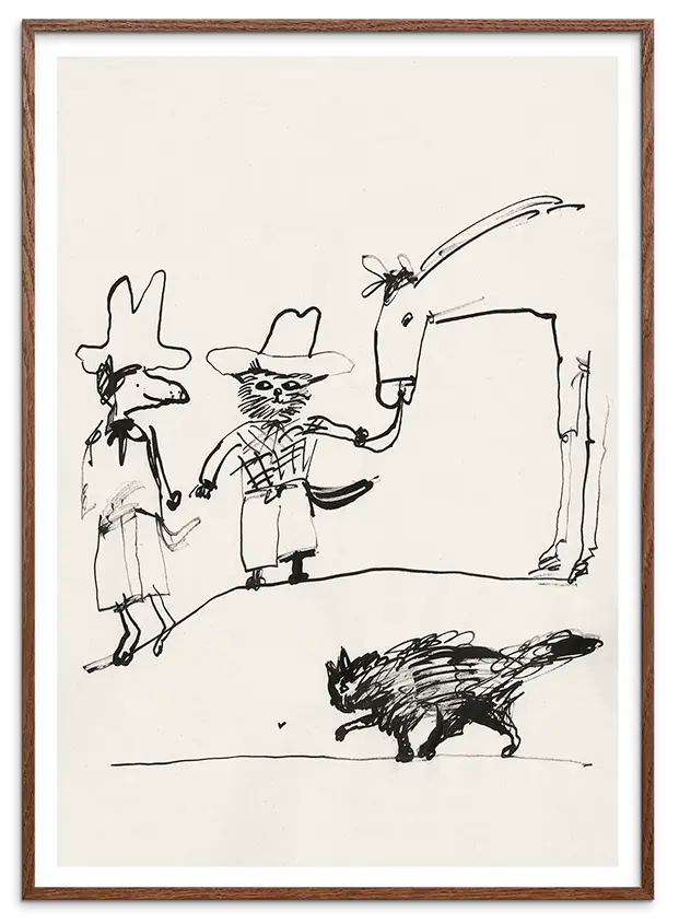 #Ramme_Egetræ Mørk